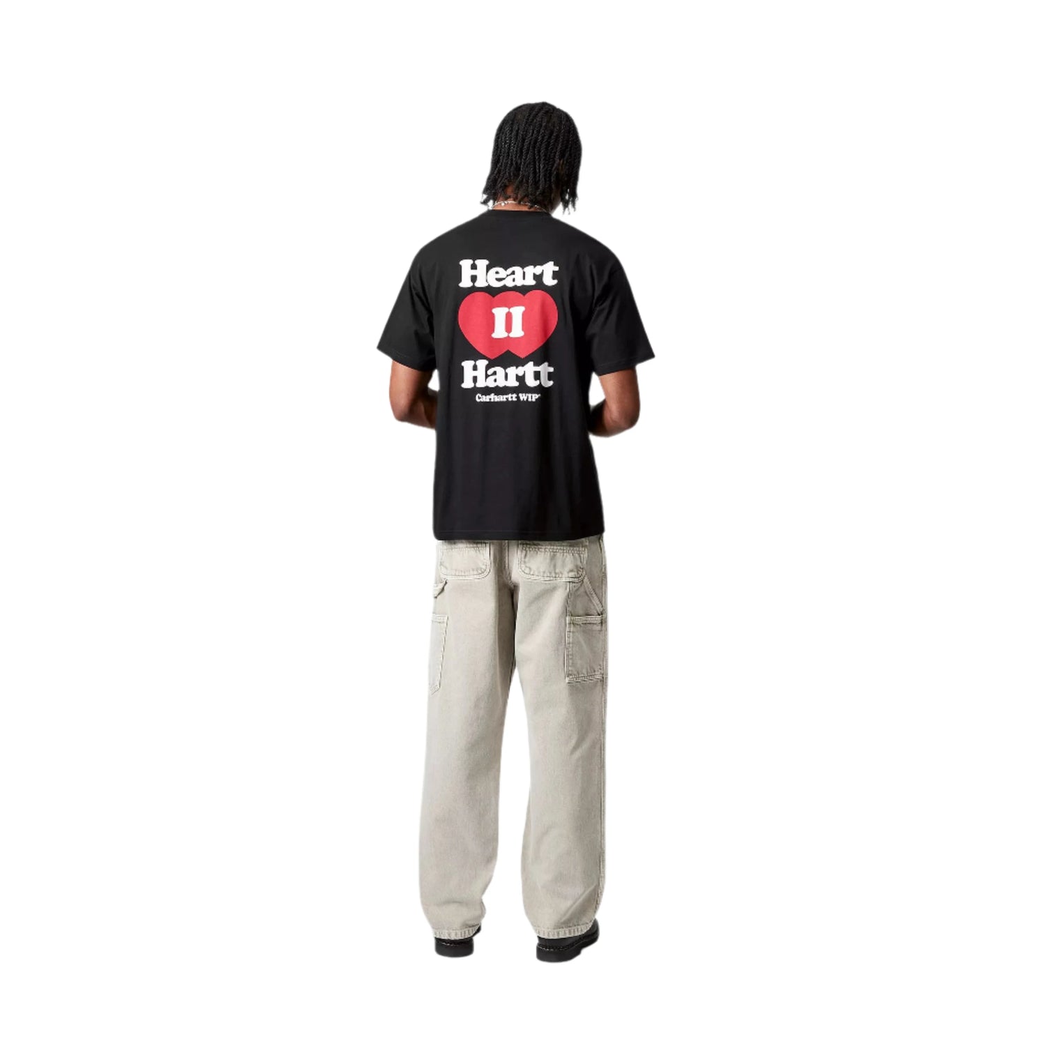 S/S HEART II HARTT T-SHIRT BLACK