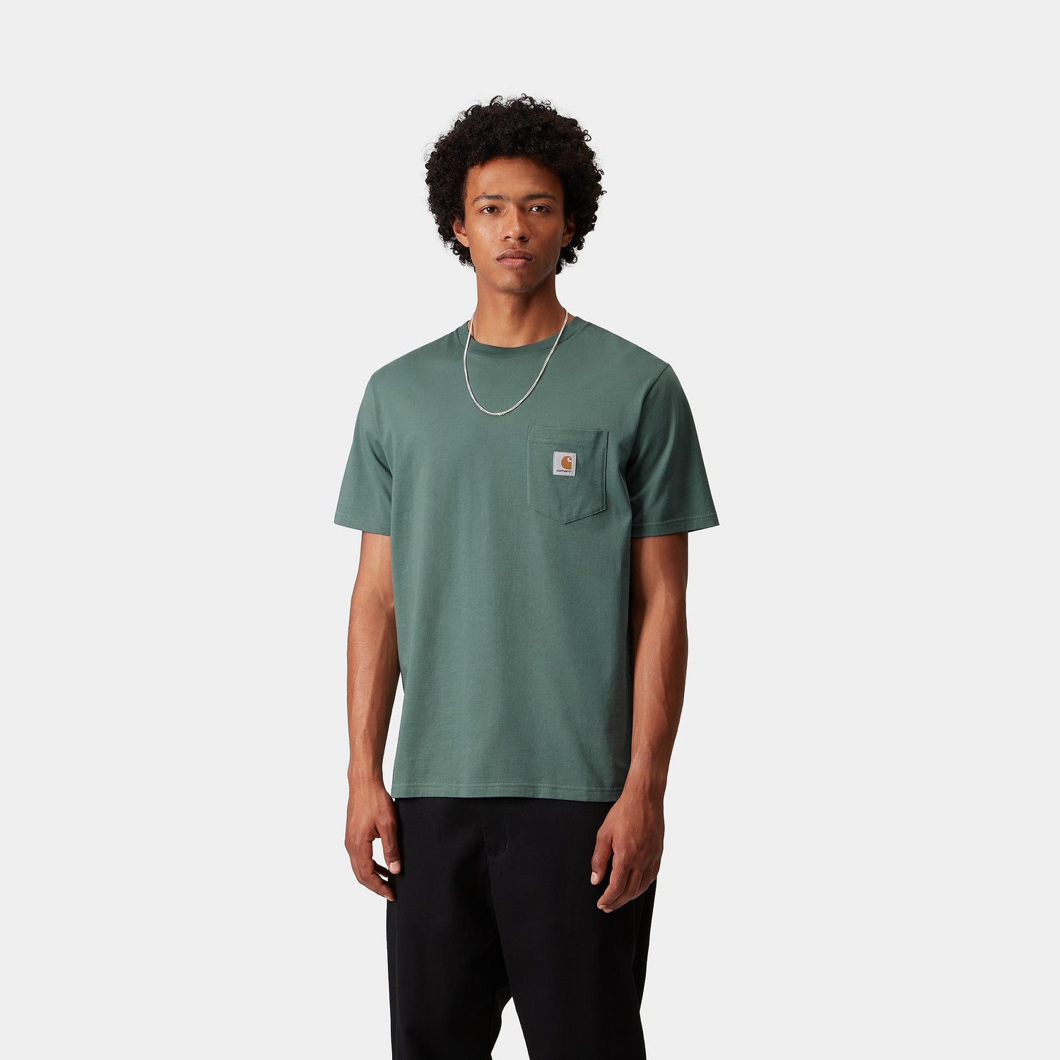 S/S POCKET T-SHIRT SILVER PINE