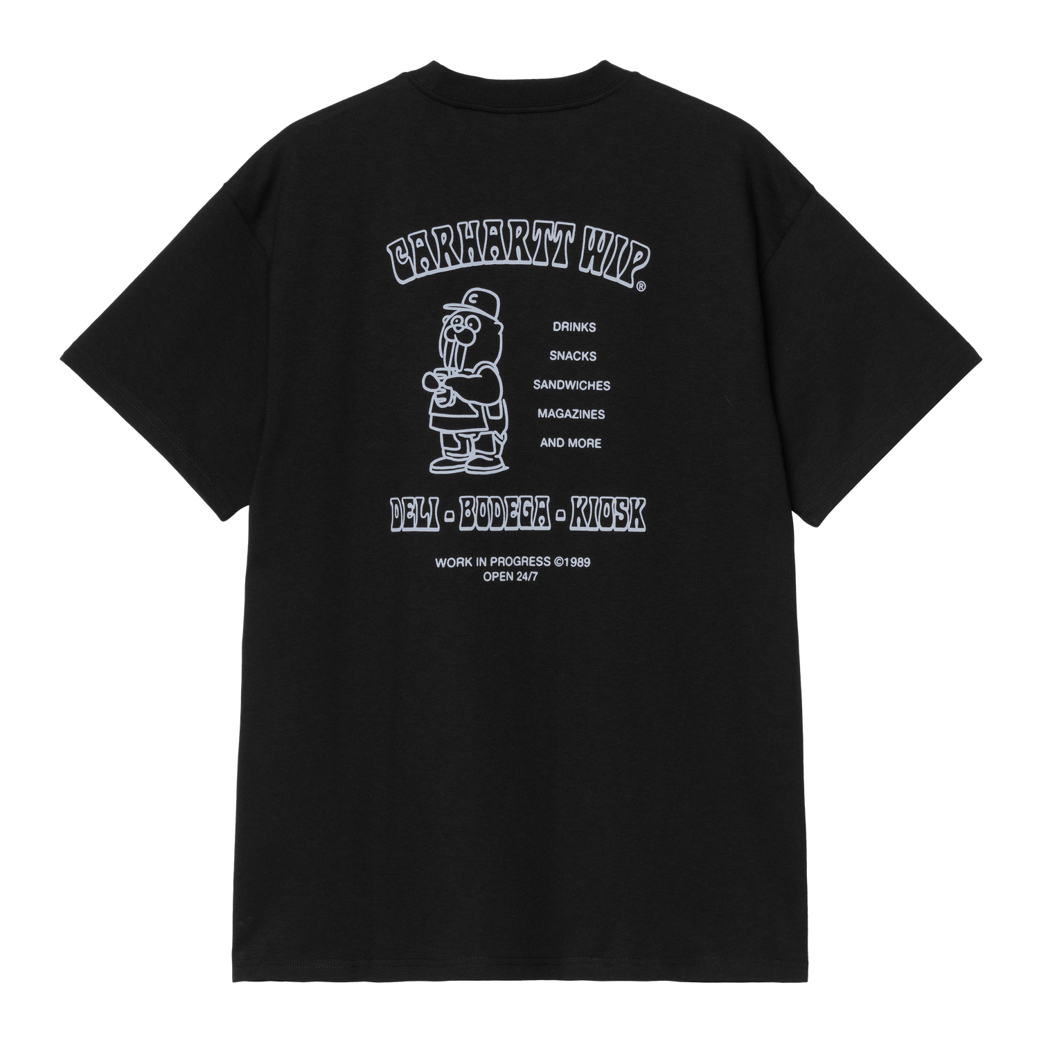 S/S SANDWICH T-SHIRT BLACK