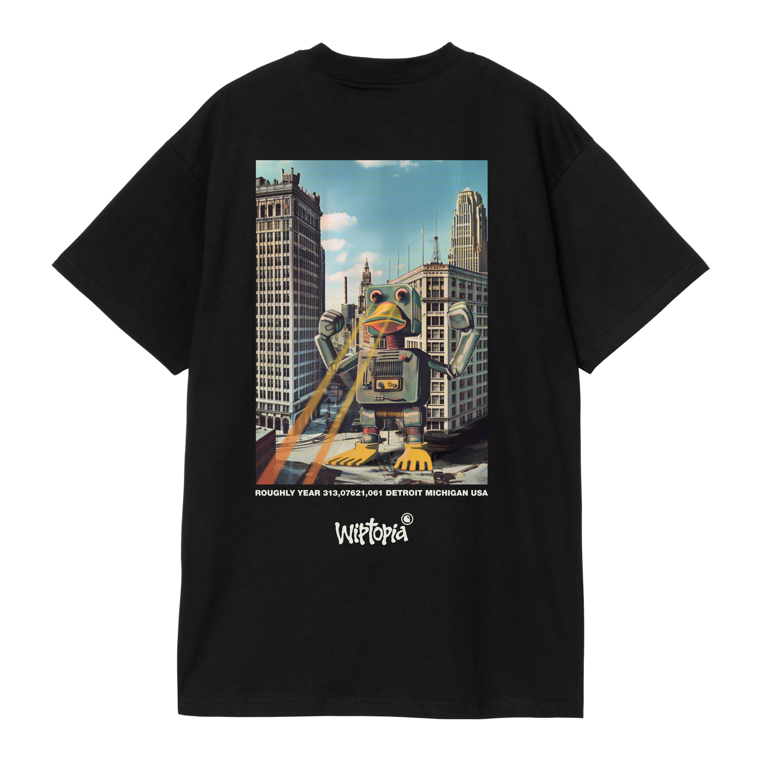 S/S WIPTOPIA T-SHIRT BLACK