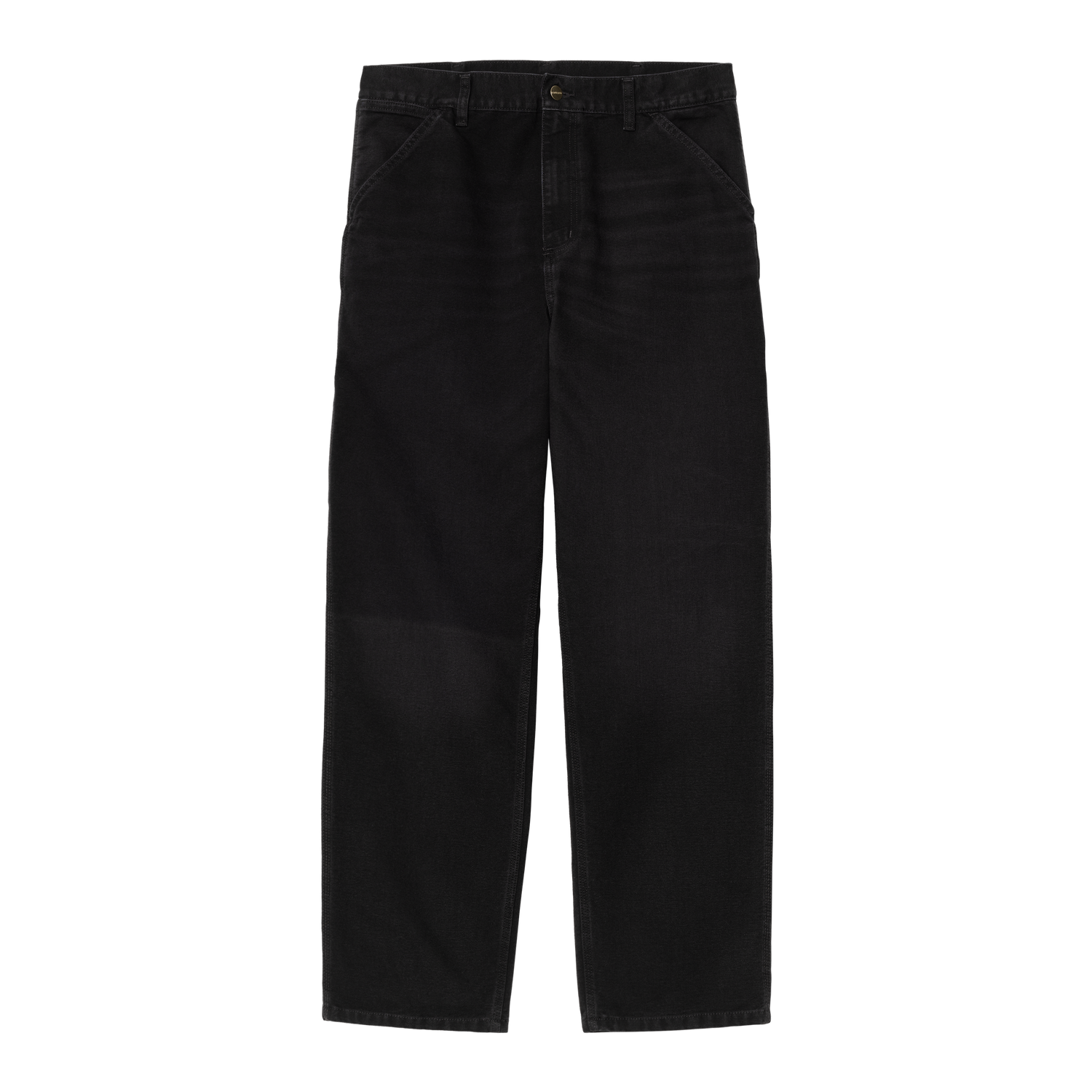 SINGLE KNEE PANT BLACK STONE CANVAS