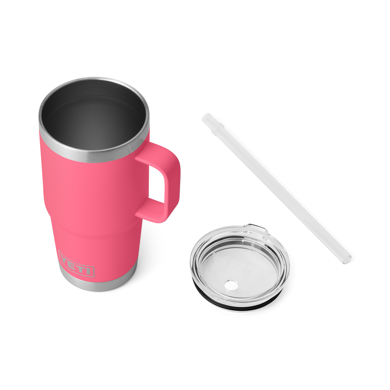RAMBLER® 25 OZ (739 ml) STRAW MUG TROPICAL PINK