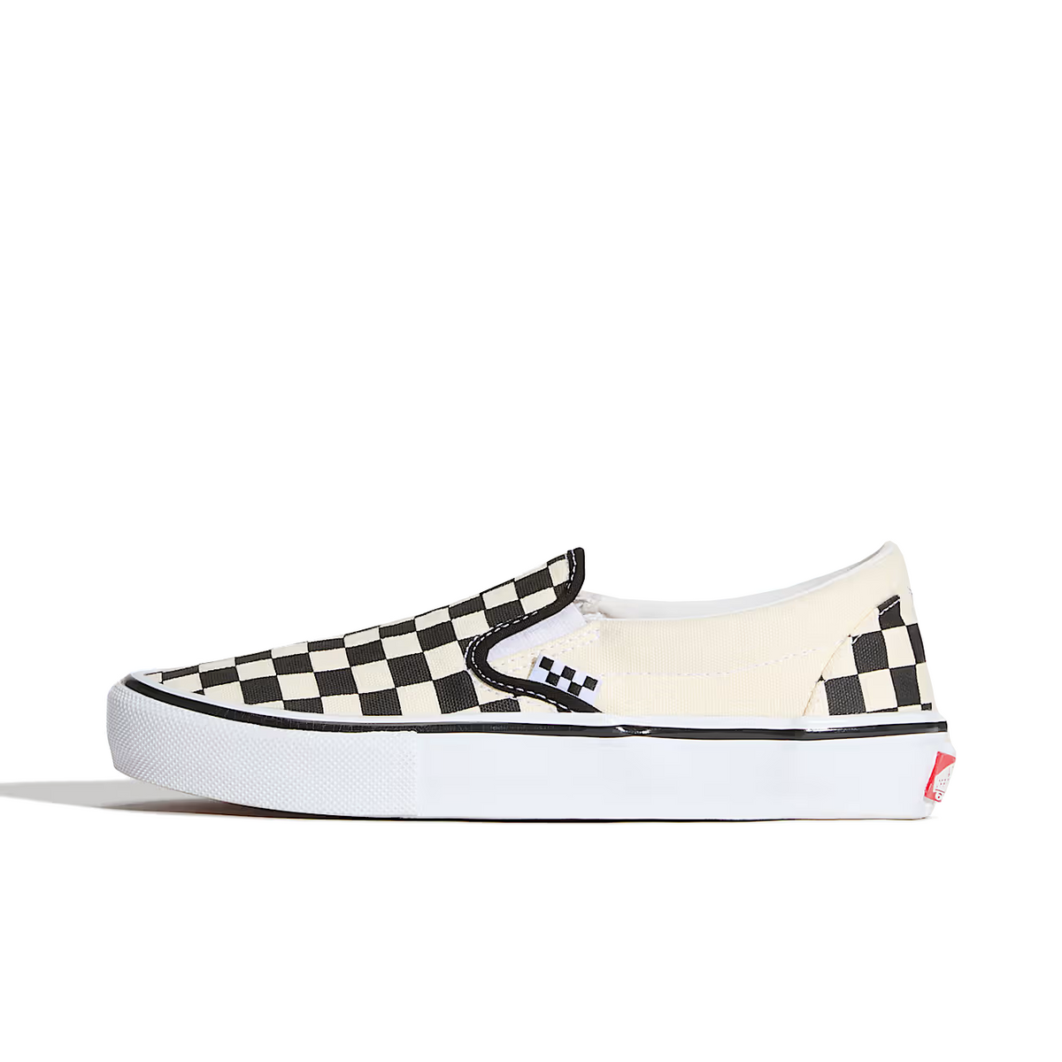SKATE SLIP-ON CHECKERBOARD BLACK