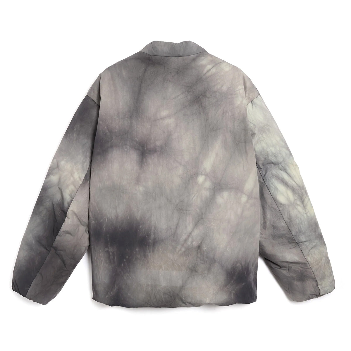 SHIBORI DYEING DOWN JACKET CHARCOAL