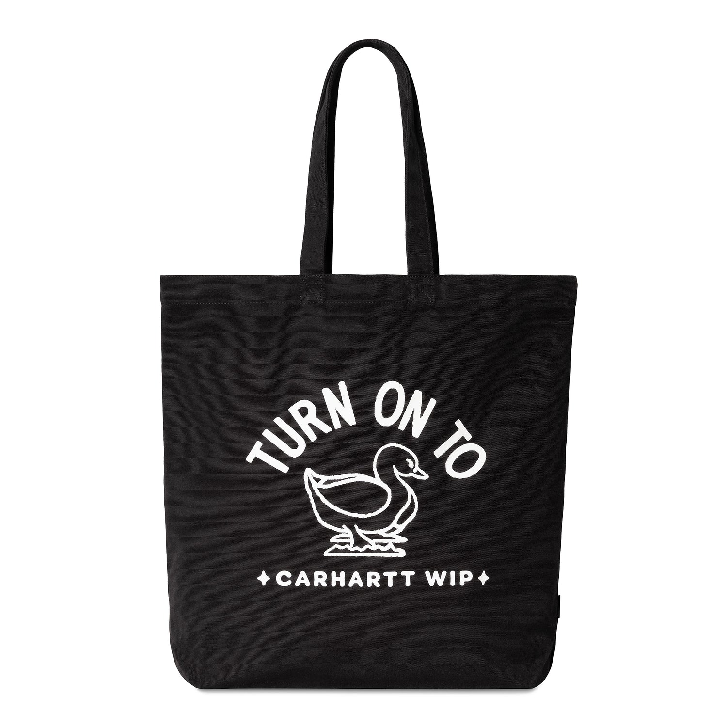 STAMP TOTE BLACK / WHITE