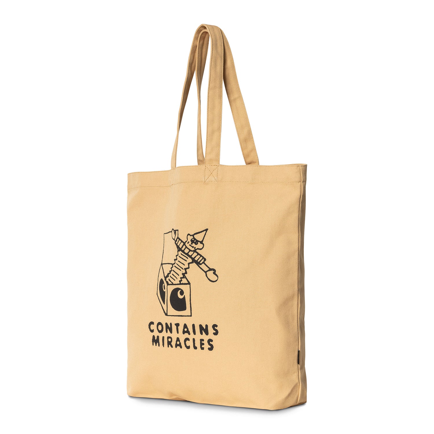 STAMP TOTE BOURBON / BLACK