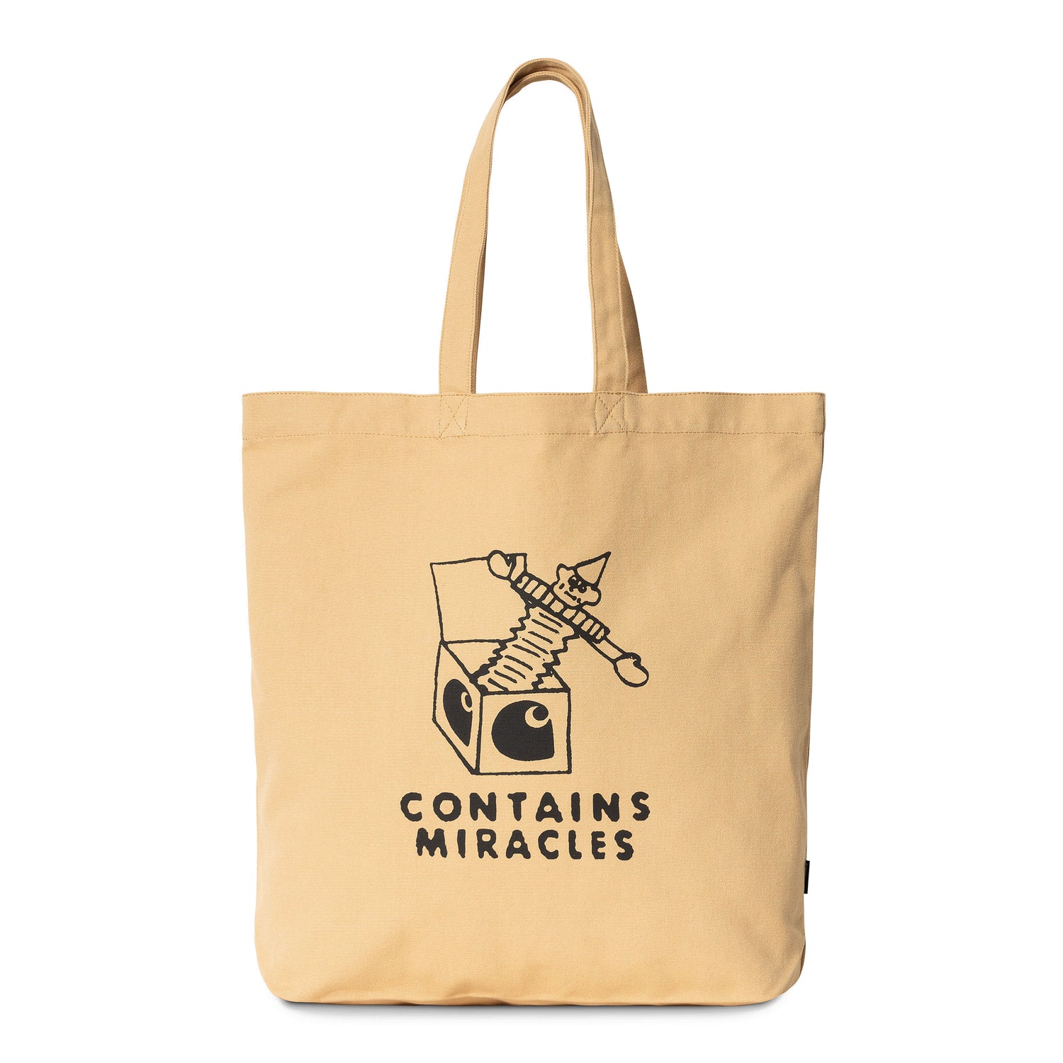 STAMP TOTE BOURBON / BLACK