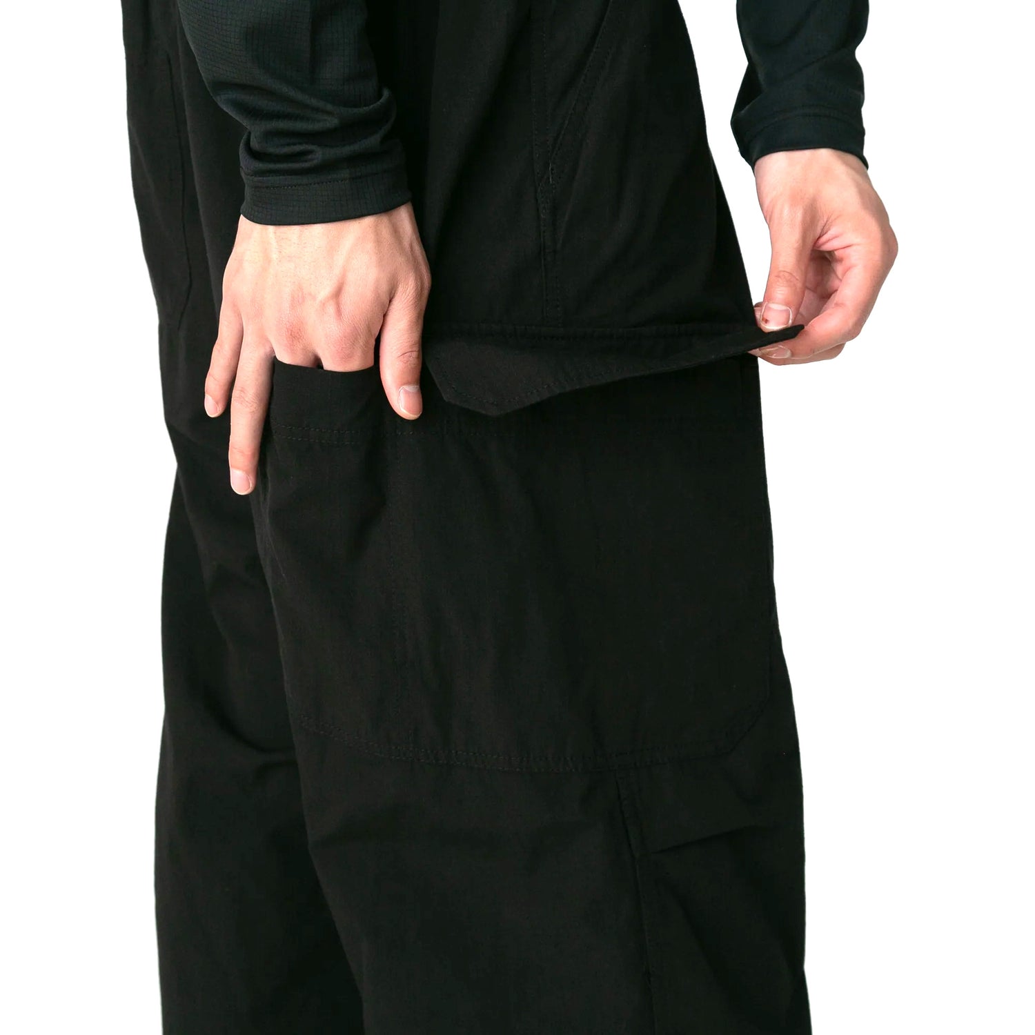 TAKIBI LIGHT RIPSTOP PANTS BLACK