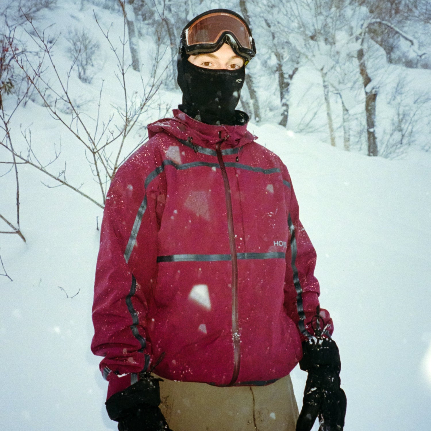 TAPED JACKET BURGUNDY