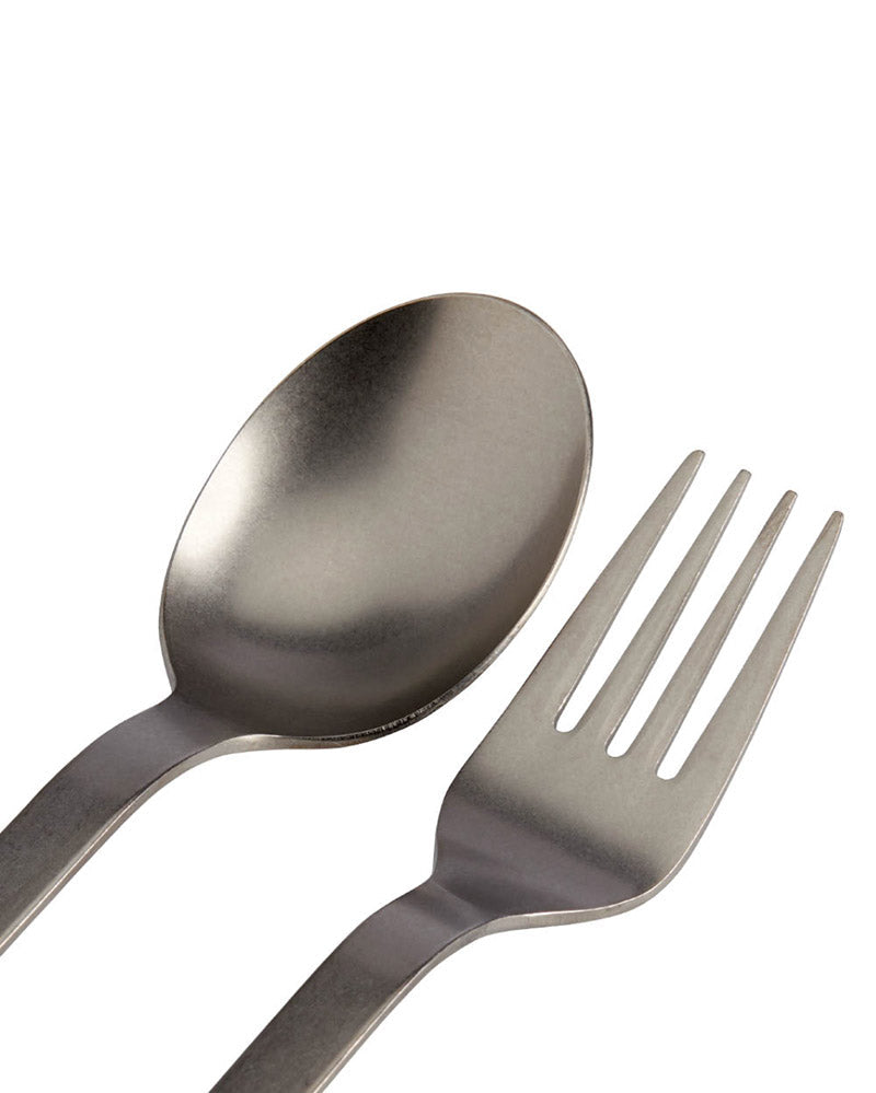 TITANIUM FORK & SPOON SET