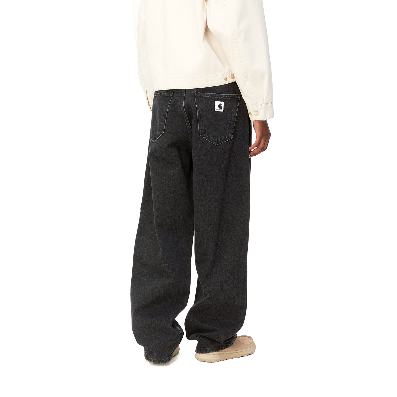 W' BRANDON PANT BLACK STONE WASHED