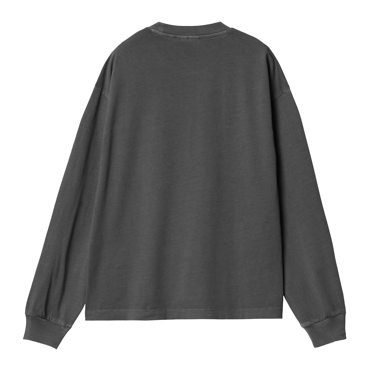 W' L/S NELSON T-SHIRT CHARCOAL GARMENT DYED