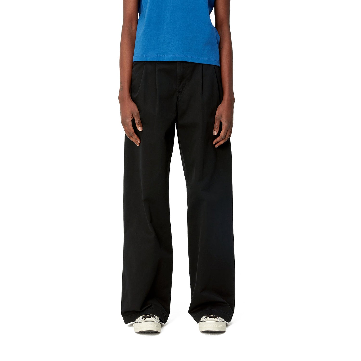 W' LEOLA PANT BLACK STONE WASHED