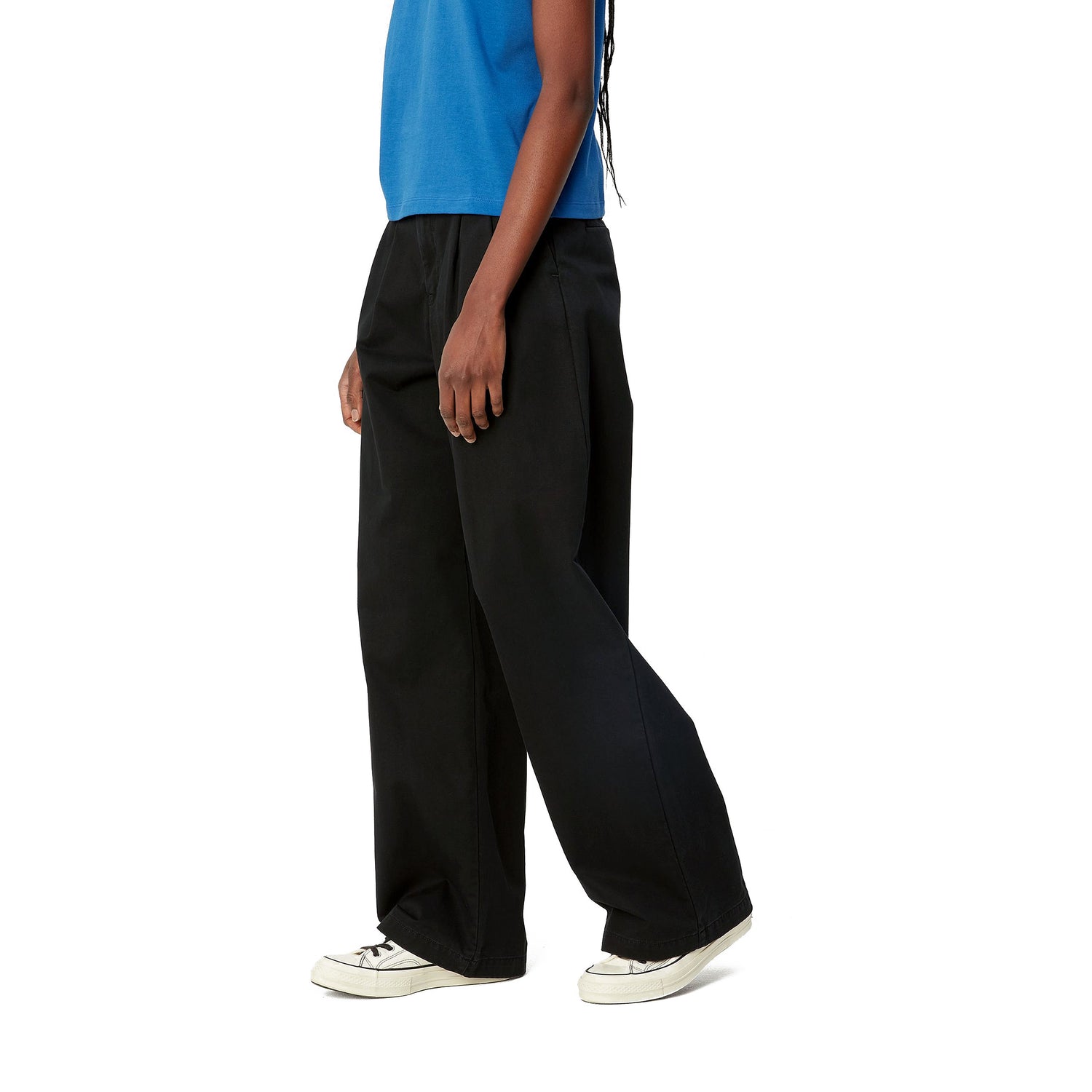 W' LEOLA PANT BLACK STONE WASHED