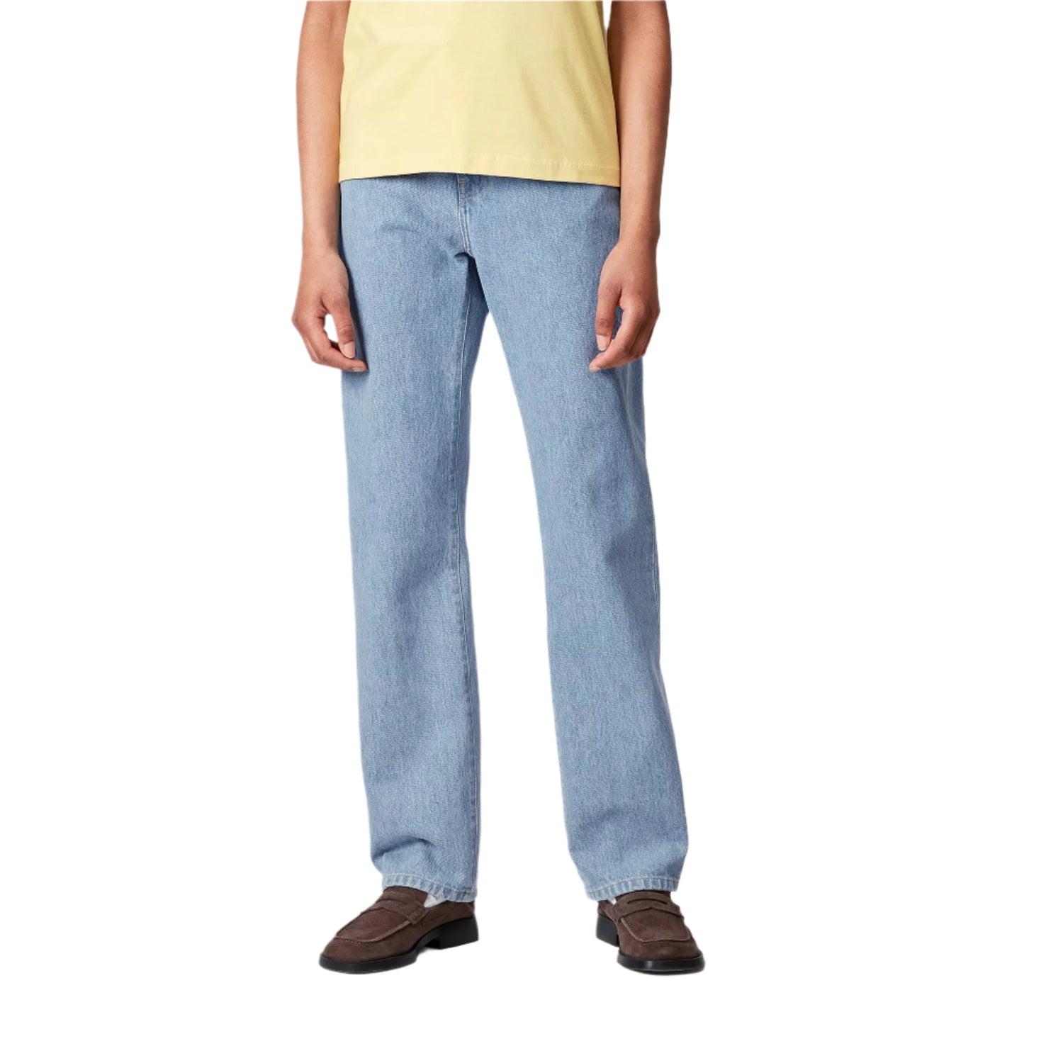 W' NOXON PANT BLUE STONE BLEACHED