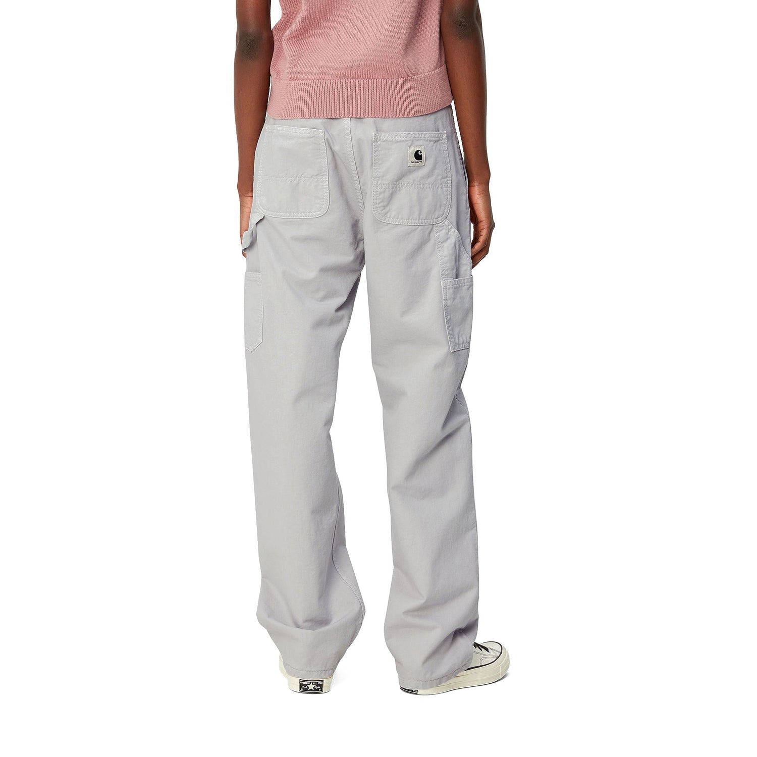 W' PIERCE PANT STRAIGHT SONIC SILVER GARMENT DYED