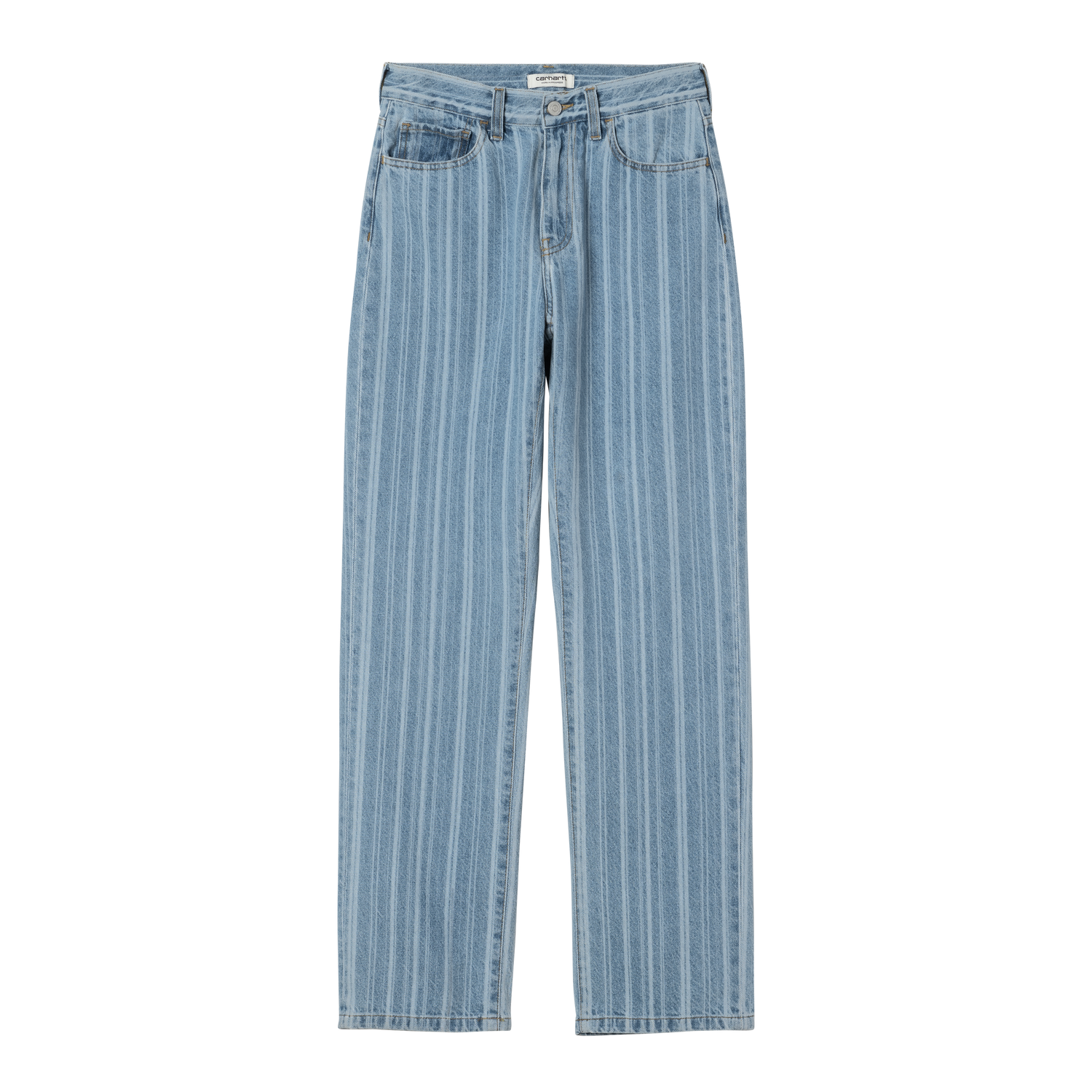 W' RYLAN PANT RYLAN STRIPE BLUE STONE BLEACHED