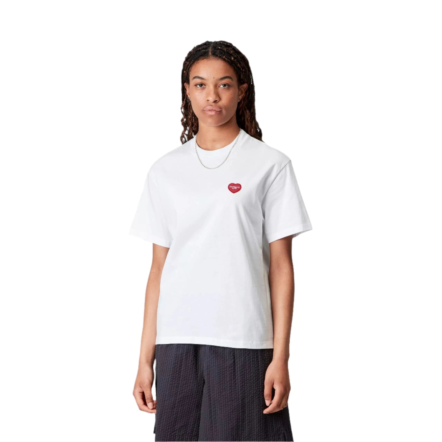 W' S/S HEART II HARTT T-SHIRT WHITE