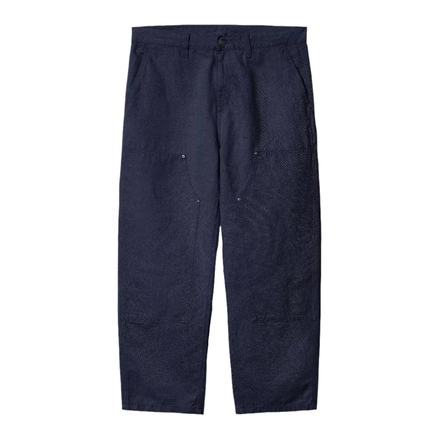 WALTER DOUBLE KNEE PANT DARK NAVY GARMENT DYED