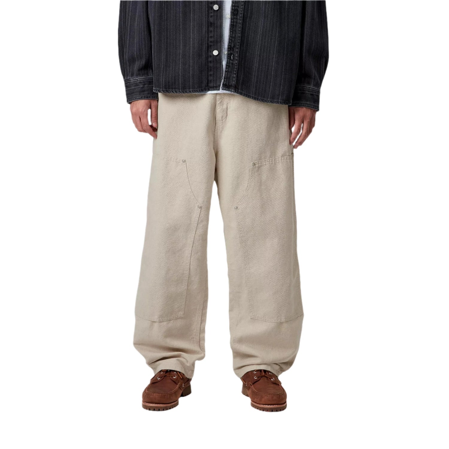 WALTER DOUBLE KNEE PANT NATURAL RINSED