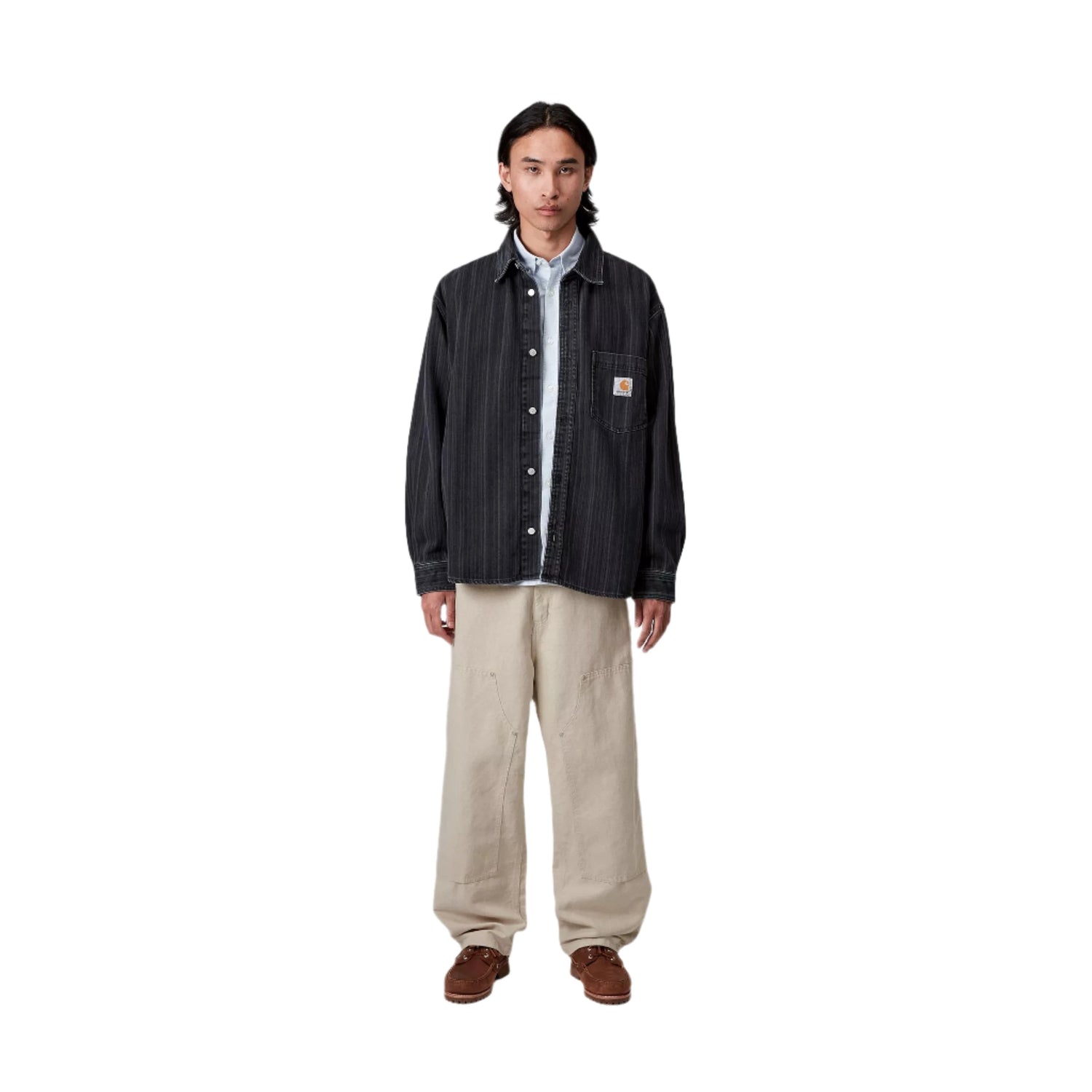 WALTER DOUBLE KNEE PANT NATURAL RINSED