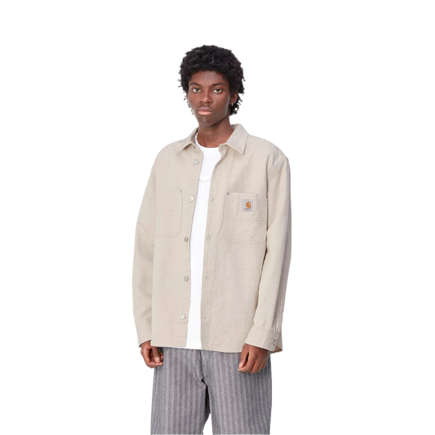 WALTER SHIRT JAC NATURAL RINSED