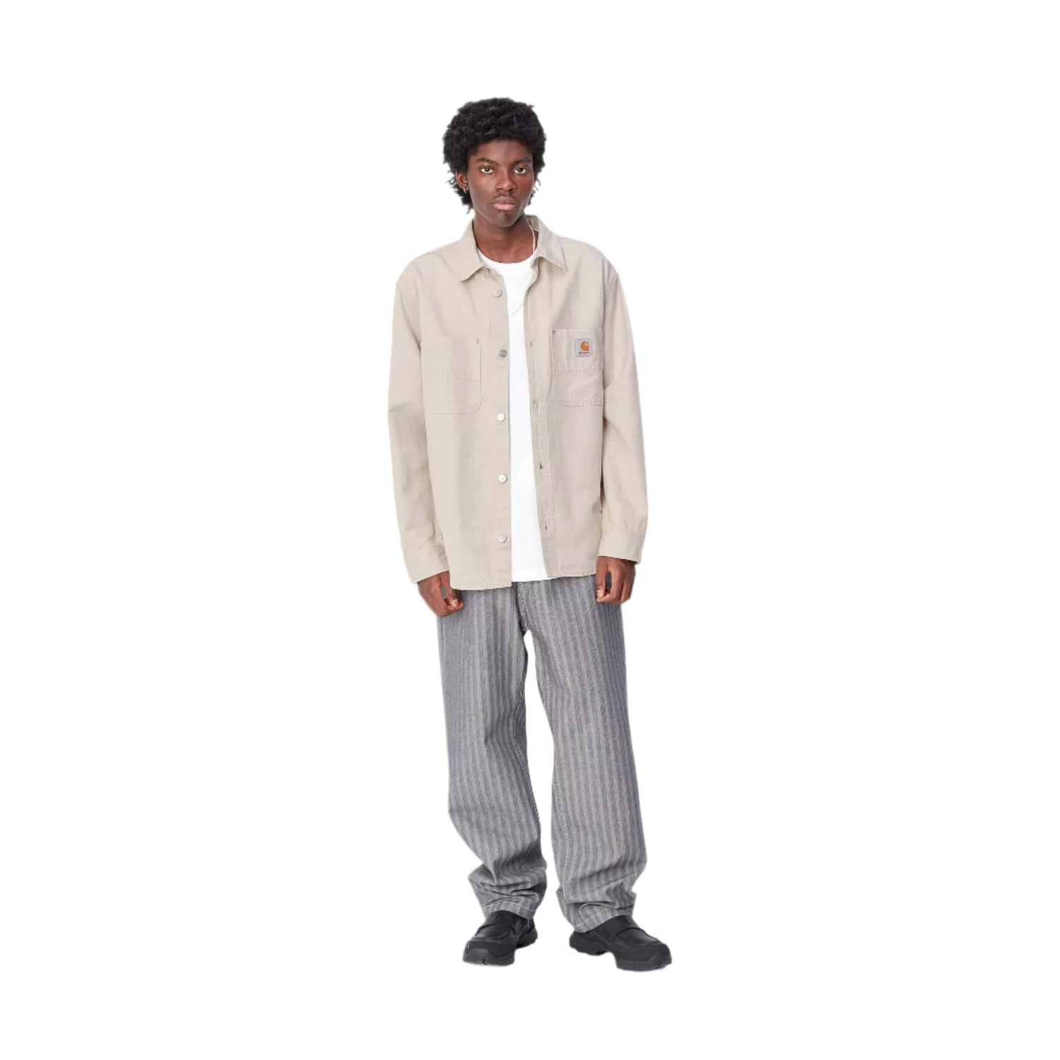 WALTER SHIRT JAC NATURAL RINSED