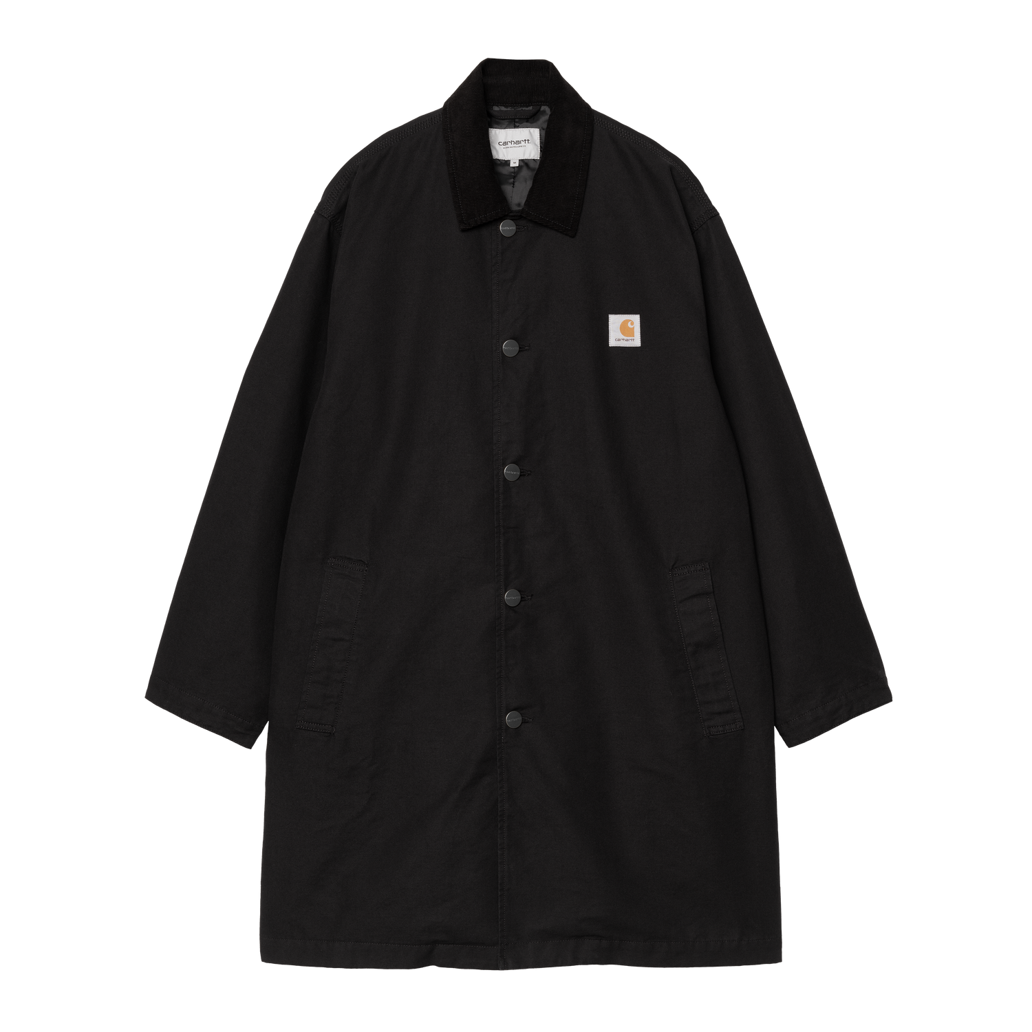 WEBSTER COAT BLACK / BLACK RINSED